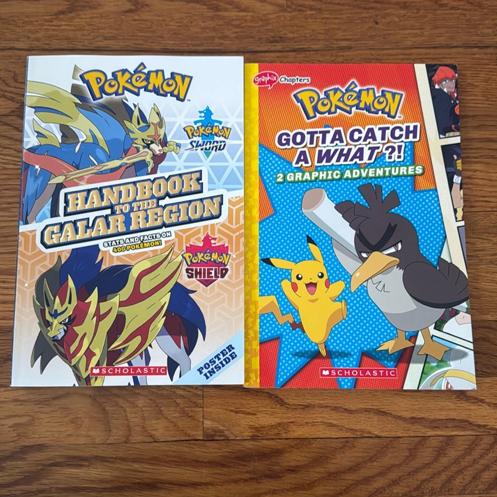 2 NEW Pokémon books
